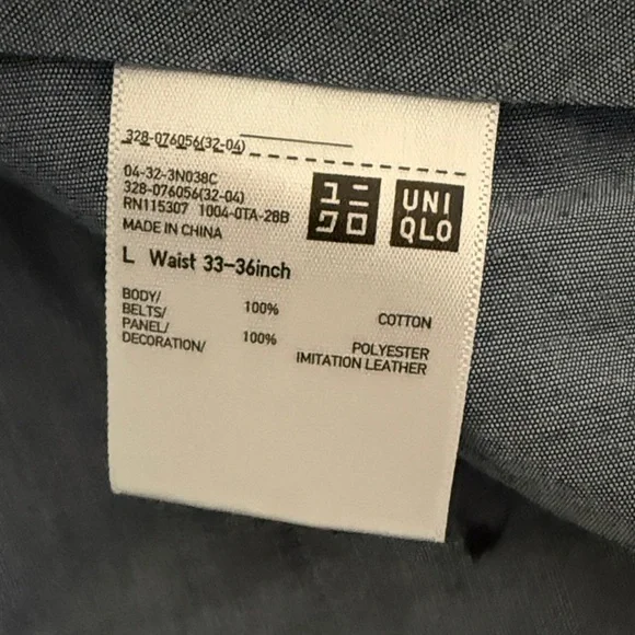 Uniqlo Men’s Navy and White Polka Dot Shorts, Size L - Picture 2 of 3